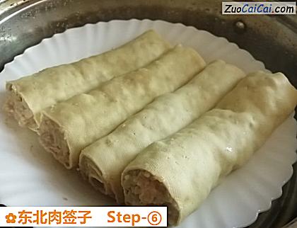 东北肉签子做法第六步骤