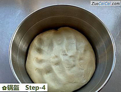 锅盔做法第四步骤
