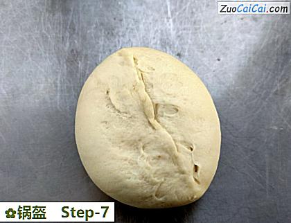 锅盔做法第七步骤