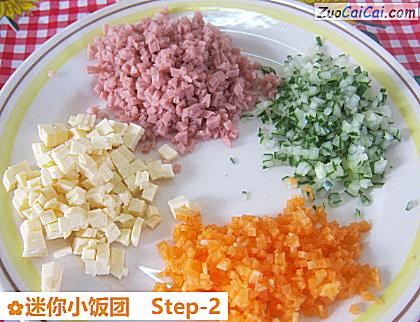 迷你小饭团做法第二步骤