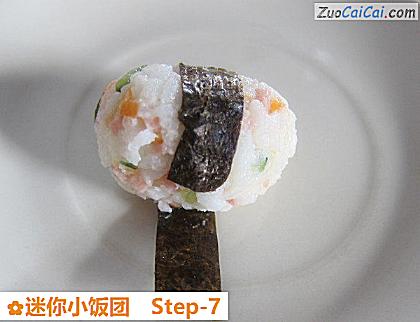 迷你小饭团做法第七步骤