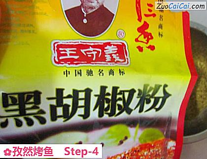 孜然烤鱼做法第四步骤