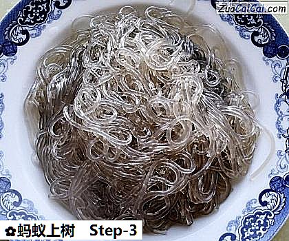 蚂蚁上树做法第三步骤