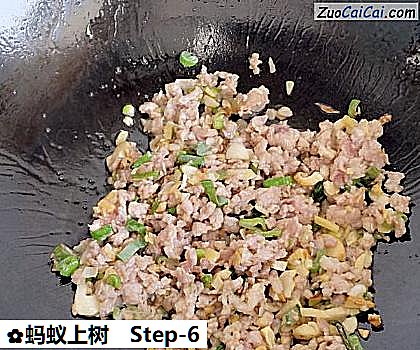 蚂蚁上树做法第六步骤