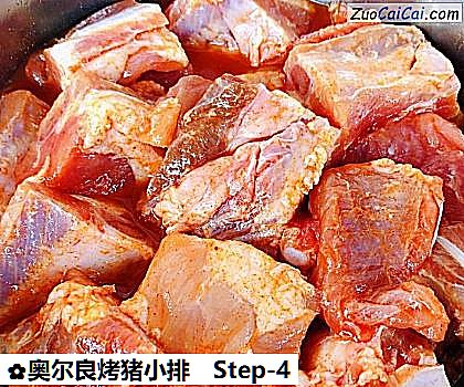 奥尔良烤猪小排做法第四步骤