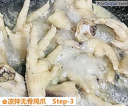 凉拌无骨鸡爪做法第三步骤