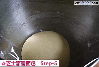 芝士葱香面包做法第五步骤