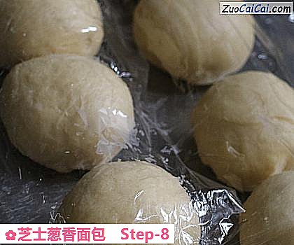 芝士葱香面包做法第八步骤