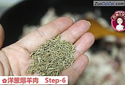 洋葱爆羊肉做法第六步骤