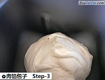肉馅包子做法第三步骤