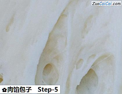 肉馅包子做法第五步骤