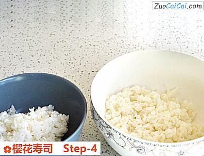 樱花寿司做法第四步骤