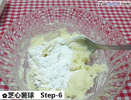 芝心薯球做法第六步骤