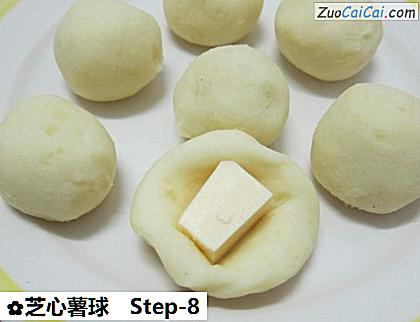 芝心薯球做法第八步骤