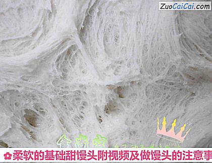 柔软的基础甜馒头附视频及做馒头的注意事项做法第八步骤