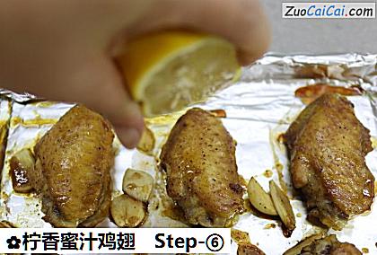 柠香蜜汁鸡翅做法第六步骤