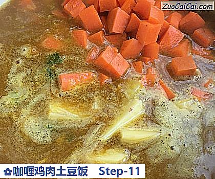 咖喱鸡肉土豆饭做法第十一步骤
