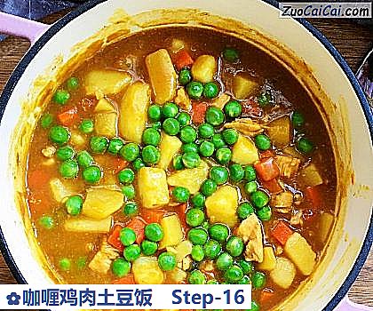 咖喱鸡肉土豆饭做法第十六步骤