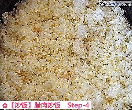 炒饭做法第四步骤