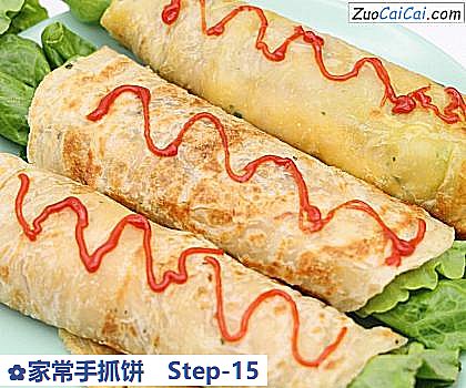 家常手抓饼做法第十五步骤