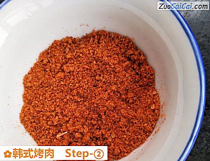 韩式烤肉做法第二步骤