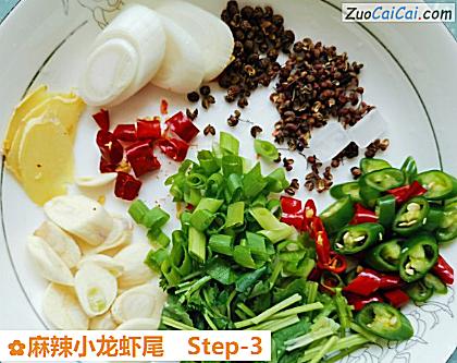 麻辣小龙虾尾做法第三步骤