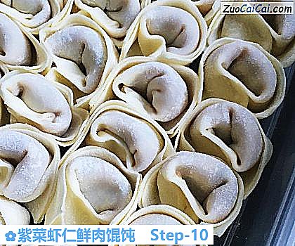 紫菜虾仁鲜肉馄饨做法第十步骤