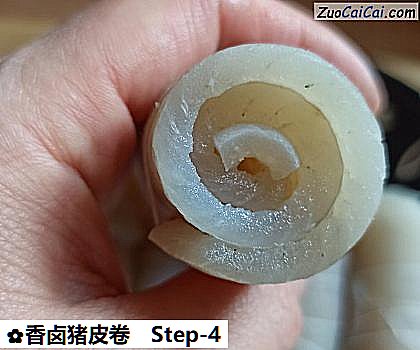 香卤猪皮卷做法第四步骤