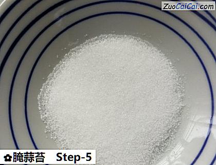 腌蒜苔做法第五步骤