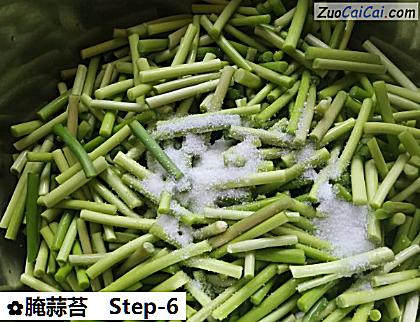 腌蒜苔做法第六步骤