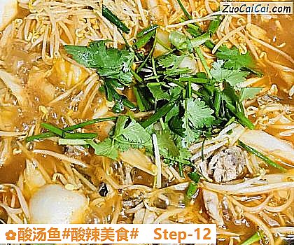 酸汤鱼做法第十二步骤