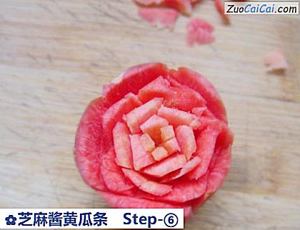 芝麻酱黄瓜条做法第六步骤