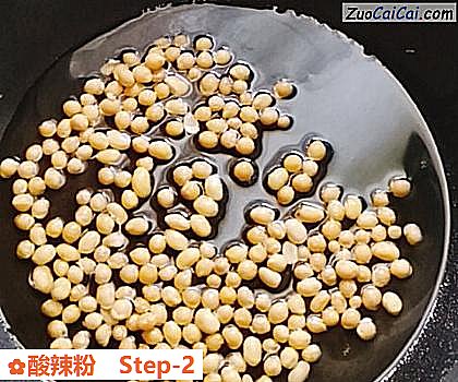 酸辣粉做法第二步骤