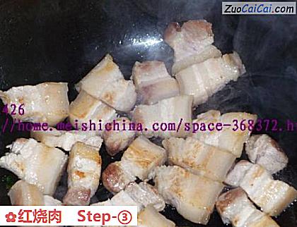红烧肉做法第三步骤