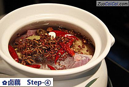 卤藕做法第四步骤