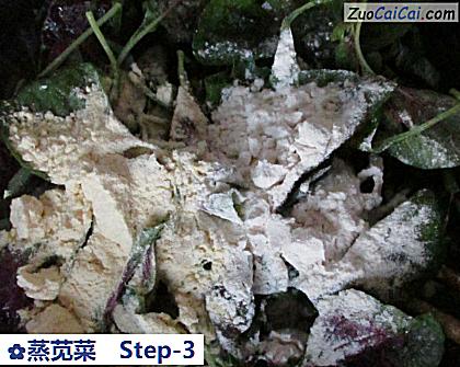 蒸苋菜做法第三步骤
