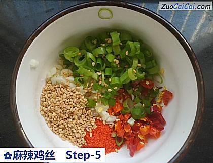 麻辣鸡丝做法第五步骤