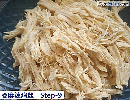 麻辣鸡丝做法第九步骤