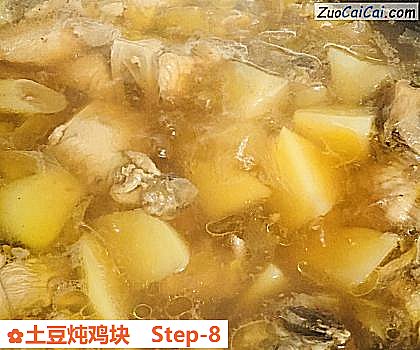 土豆炖鸡块做法第八步骤