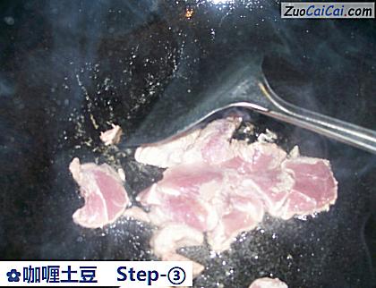 咖喱土豆做法第三步骤