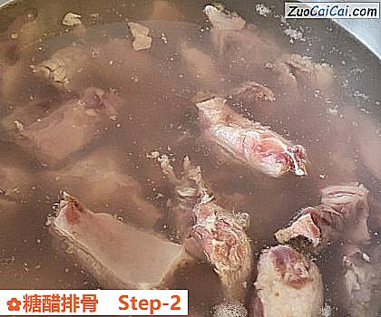 糖醋排骨做法第二步骤