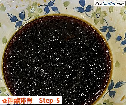 糖醋排骨做法第五步骤