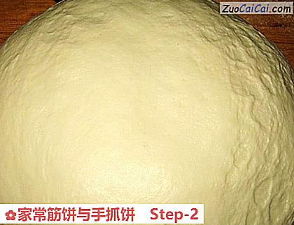 家常筋饼与手抓饼做法第二步骤