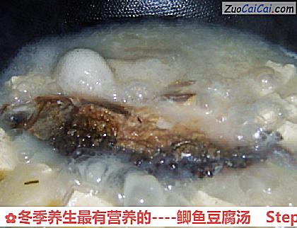 鲫鱼豆腐汤做法第九步骤