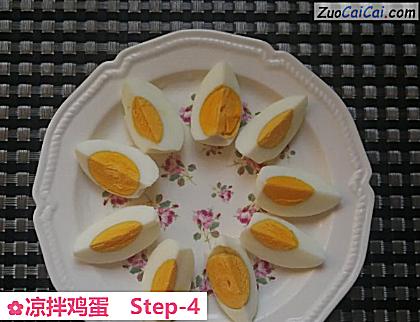 凉拌鸡蛋做法第四步骤