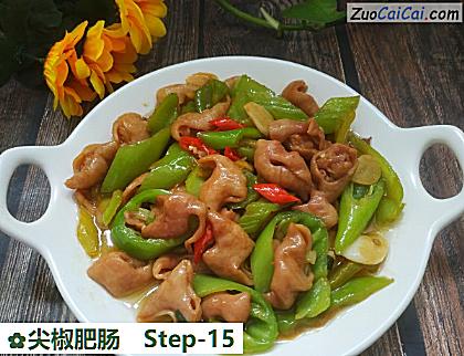 尖椒肥肠做法第十五步骤