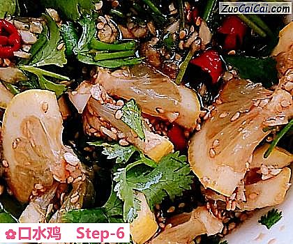 口水鸡做法第六步骤