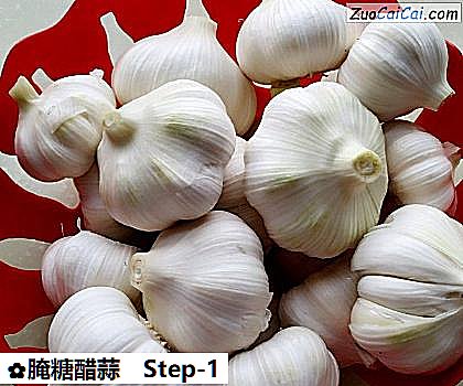 腌糖醋蒜做法第一步骤