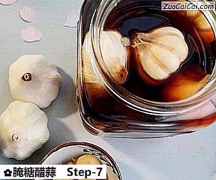 腌糖醋蒜做法第七步骤