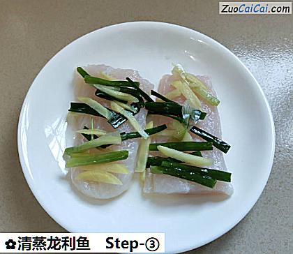 清蒸龙利鱼做法第三步骤